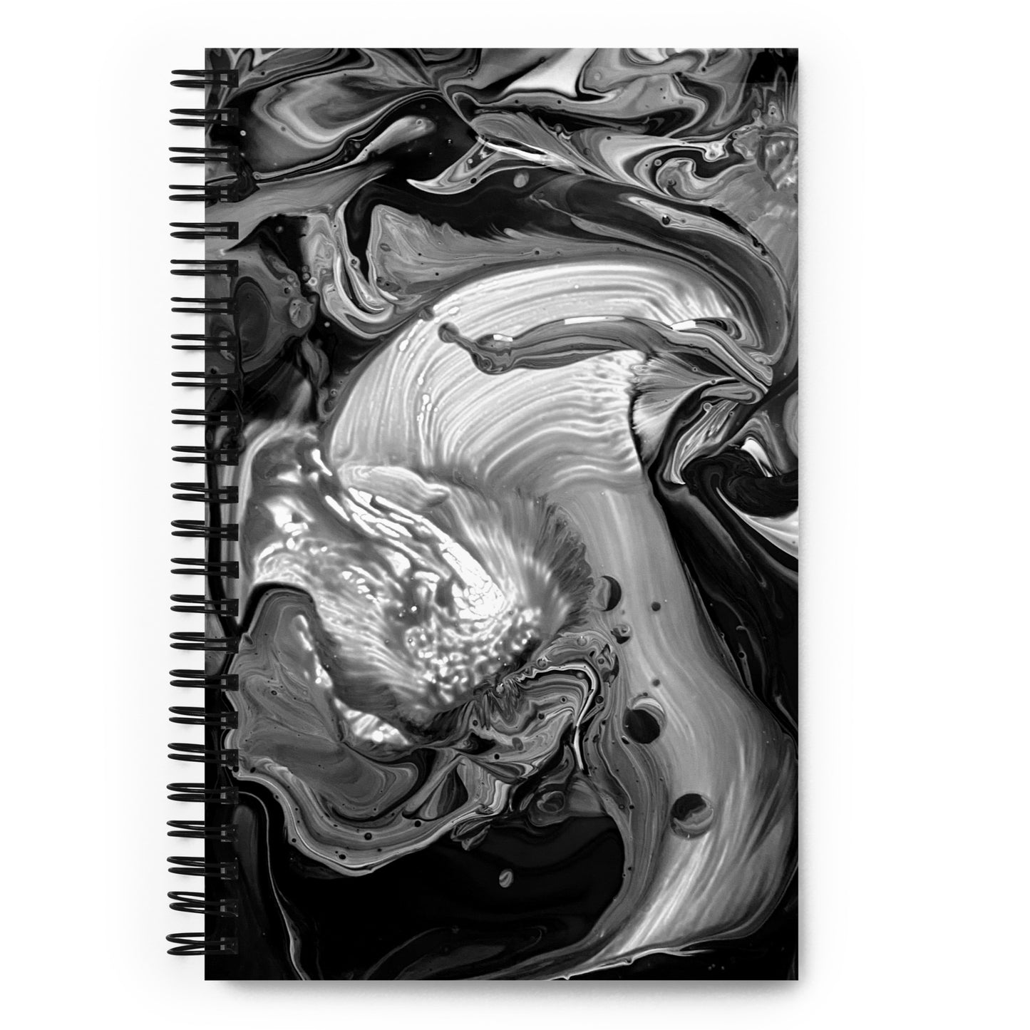 Spiral Notebook Ominous B/W