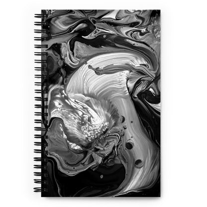 Spiral Notebook Ominous B/W