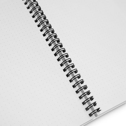 Spiral Notebook Ominous B/W